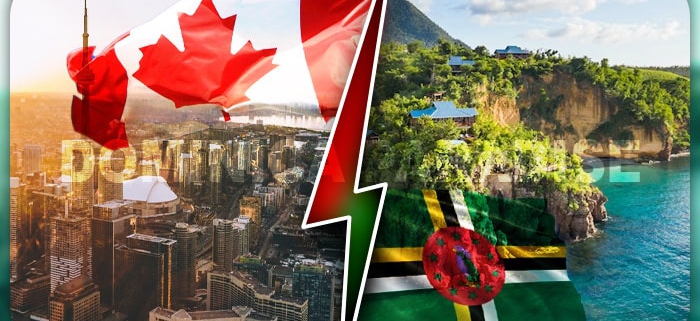مقایسه پاسپورت کانادا با پاسپورت دومینیکا